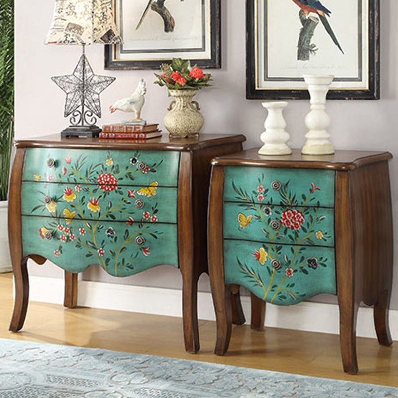 Cassettiera tradizionale in legno da 17,55 pollici W