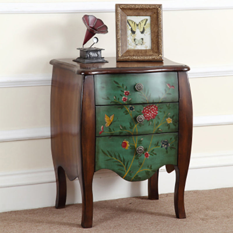 Cassettiera tradizionale in legno da 17,55 pollici W