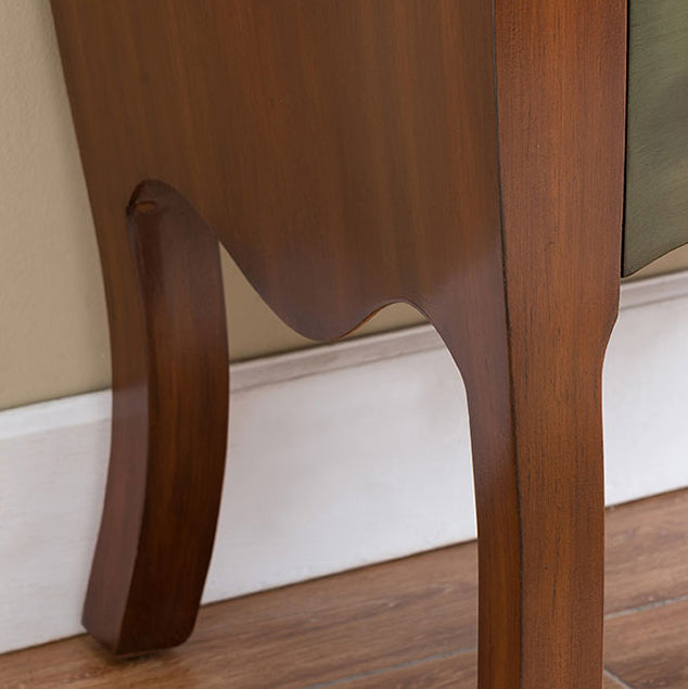 Cassettiera tradizionale in legno da 17,55 pollici W