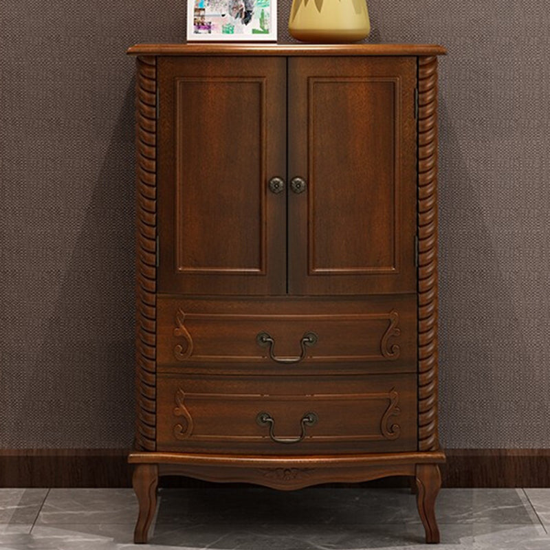 Traditionele opbergkist massief houten ladekast met 2/3/5 lades