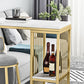 Glam Stone Bar Counter Table Rectangle Bar Counter Table for Home Clearhalo 'Bar Furniture' 'Bar Tables' 'bar_tables' 'furn' 'furn_bar_tables' 'Furniture' 'Kitchen & Dining Furniture' 6383838