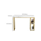 Glam Stone Bar Counter Table Rectangle Bar Counter Table for Home Clearhalo 'Bar Furniture' 'Bar Tables' 'bar_tables' 'furn' 'furn_bar_tables' 'Furniture' 'Kitchen & Dining Furniture' 6383841