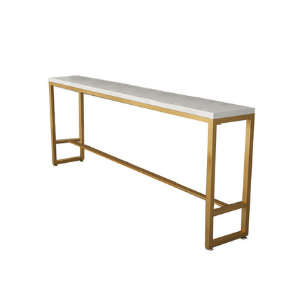 Glam Style Wooden Counter Table Rectangle Counter Table for Home Without Chairs Clearhalo 'Bar Furniture' 'Bar Tables' 'bar_tables' 'furn' 'furn_bar_tables' 'Furniture' 'Kitchen & Dining Furniture' 6383846
