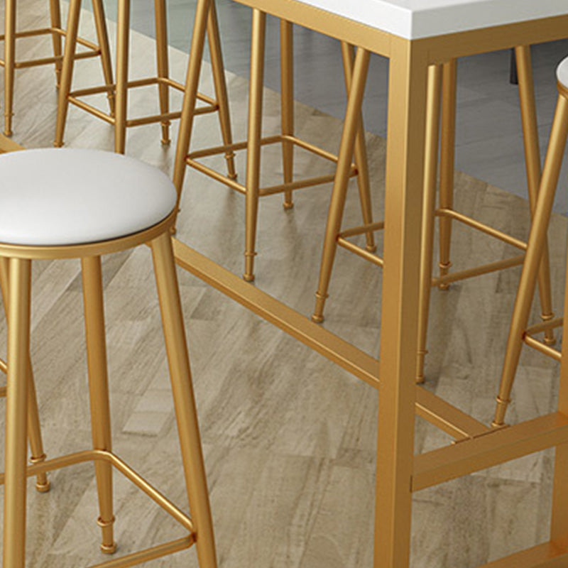 Glam Style Wooden Counter Table Rectangle Counter Table for Home Clearhalo 'Bar Furniture' 'Bar Tables' 'bar_tables' 'furn' 'furn_bar_tables' 'Furniture' 'Kitchen & Dining Furniture' 6383852