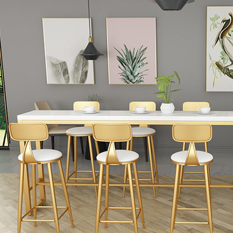 Glam Style Wooden Counter Table Rectangle Counter Table for Home Clearhalo 'Bar Furniture' 'Bar Tables' 'bar_tables' 'furn' 'furn_bar_tables' 'Furniture' 'Kitchen & Dining Furniture' 6383854