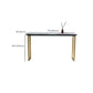 Glam Style Wooden Bar Counter Table Rectangle Bar Counter Table with Metal Legs Clearhalo 'Bar Furniture' 'Bar Tables' 'bar_tables' 'furn' 'furn_bar_tables' 'Furniture' 'Kitchen & Dining Furniture' 6384021