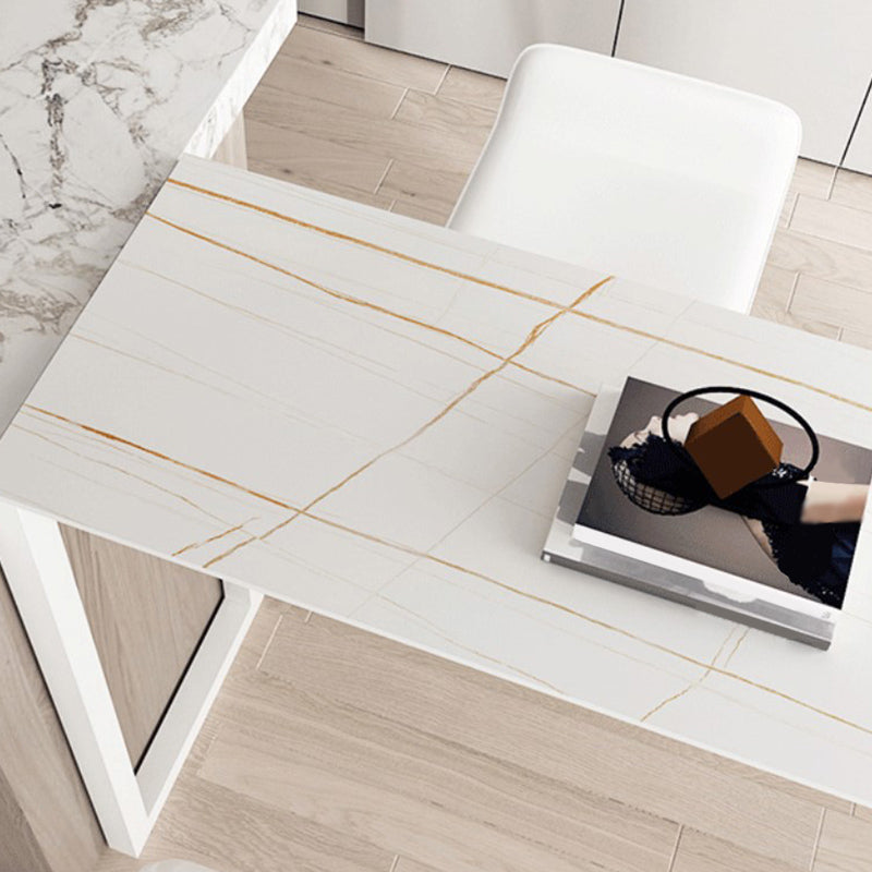 Modern Rectangle Bar Counter Table Stone Bar Counter Table for Home Clearhalo 'Bar Furniture' 'Bar Tables' 'bar_tables' 'furn' 'furn_bar_tables' 'Furniture' 'Kitchen & Dining Furniture' 6384087