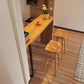 Modern Bar-height Table Solid Wood Top Bistro Pub Table for Dining Room Clearhalo 'Bar Furniture' 'Bar Tables' 'bar_tables' 'furn' 'furn_bar_tables' 'Furniture' 'Kitchen & Dining Furniture' 6384110