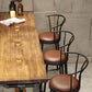 Wood Top Bar-height Table Black and Metal Legs Bar Table for Living Room Clearhalo 'Bar Furniture' 'Bar Tables' 'bar_tables' 'furn' 'furn_bar_tables' 'Furniture' 'Kitchen & Dining Furniture' 6384247