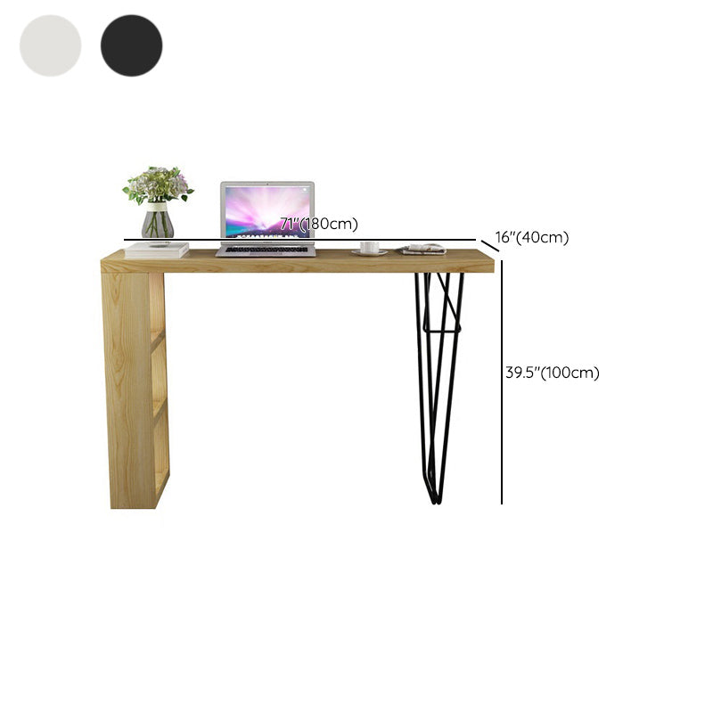 Moderne bar-hoogte tafel massief houten blad pubtafel voor eetkamer