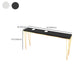 Glam Bar-height Table Solid Wood Top Pub Table for Dining Room Clearhalo 'Bar Furniture' 'Bar Tables' 'bar_tables' 'furn' 'furn_bar_tables' 'Furniture' 'Kitchen & Dining Furniture' 6384405
