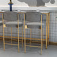 Glam Bar-height Table Faux Marble Top Pub Table for Dining Room Clearhalo 'Bar Furniture' 'Bar Tables' 'bar_tables' 'furn' 'furn_bar_tables' 'Furniture' 'Kitchen & Dining Furniture' 6384432