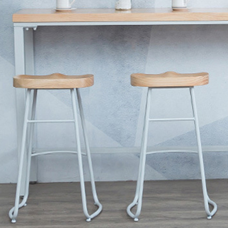 Rectangular Bar-height Table Solid Wood Top Pub Table with Metal Base Clearhalo 'Bar Furniture' 'Bar Tables' 'bar_tables' 'furn' 'furn_bar_tables' 'Furniture' 'Kitchen & Dining Furniture' 6384494