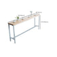 Rectangular Bar-height Table Solid Wood Top Pub Table with Metal Base Clearhalo 'Bar Furniture' 'Bar Tables' 'bar_tables' 'furn' 'furn_bar_tables' 'Furniture' 'Kitchen & Dining Furniture' 6384505