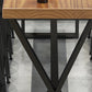 Glam Bar-height Table Solid Wood Top Pub Table for Patio Use Clearhalo 'Bar Furniture' 'Bar Tables' 'bar_tables' 'furn' 'furn_bar_tables' 'Furniture' 'Kitchen & Dining Furniture' 6384512