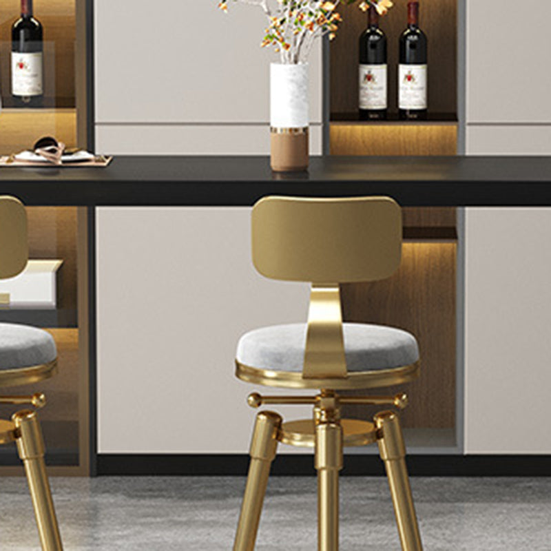 Glam Bar-height Table Solid Wood Top Pub Table for Living Room Clearhalo 'Bar Furniture' 'Bar Tables' 'bar_tables' 'furn' 'furn_bar_tables' 'Furniture' 'Kitchen & Dining Furniture' 6384528