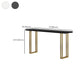 Glam Bar-height Table Solid Wood Top Pub Table for Living Room Clearhalo 'Bar Furniture' 'Bar Tables' 'bar_tables' 'furn' 'furn_bar_tables' 'Furniture' 'Kitchen & Dining Furniture' 6384534