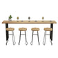 Modern Bar-height Table Solid Wood Top Bar Table for Patio Use Clearhalo 'Bar Furniture' 'Bar Tables' 'bar_tables' 'furn' 'furn_bar_tables' 'Furniture' 'Kitchen & Dining Furniture' 6384547
