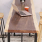 Rectangular Bar-height Table Wood Top Pub Table with Black Base Clearhalo 'Bar Furniture' 'Bar Tables' 'bar_tables' 'furn' 'furn_bar_tables' 'Furniture' 'Kitchen & Dining Furniture' 6384585