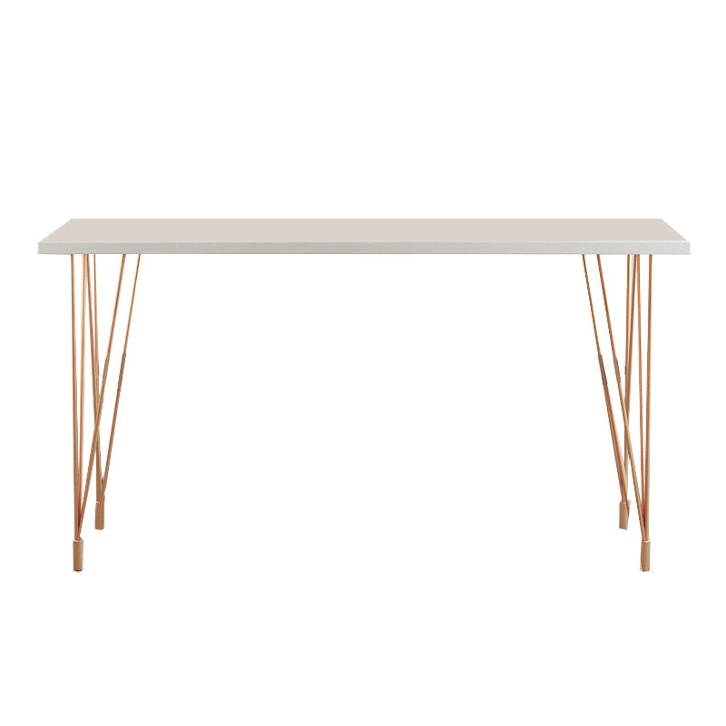 Glam Bar-height Table Solid Wood Top Bistro Pub Table with Four Legs Without Chairs Clearhalo 'Bar Furniture' 'Bar Tables' 'bar_tables' 'furn' 'furn_bar_tables' 'Furniture' 'Kitchen & Dining Furniture' 6384611