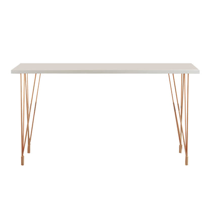 Glam Bar-height Table Solid Wood Top Bistro Pub Table with Four Legs Without Chairs Clearhalo 'Bar Furniture' 'Bar Tables' 'bar_tables' 'furn' 'furn_bar_tables' 'Furniture' 'Kitchen & Dining Furniture' 6384611