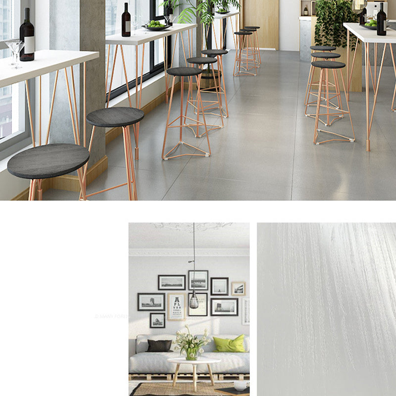 Glam Bar-height Table Solid Wood Top Bistro Pub Table with Four Legs Clearhalo 'Bar Furniture' 'Bar Tables' 'bar_tables' 'furn' 'furn_bar_tables' 'Furniture' 'Kitchen & Dining Furniture' 6384612