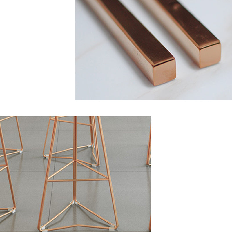 Glam Bar-height Table Solid Wood Top Bistro Pub Table with Four Legs Clearhalo 'Bar Furniture' 'Bar Tables' 'bar_tables' 'furn' 'furn_bar_tables' 'Furniture' 'Kitchen & Dining Furniture' 6384614