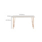 Glam Bar-height Table Solid Wood Top Bistro Pub Table with Four Legs Clearhalo 'Bar Furniture' 'Bar Tables' 'bar_tables' 'furn' 'furn_bar_tables' 'Furniture' 'Kitchen & Dining Furniture' 6384616