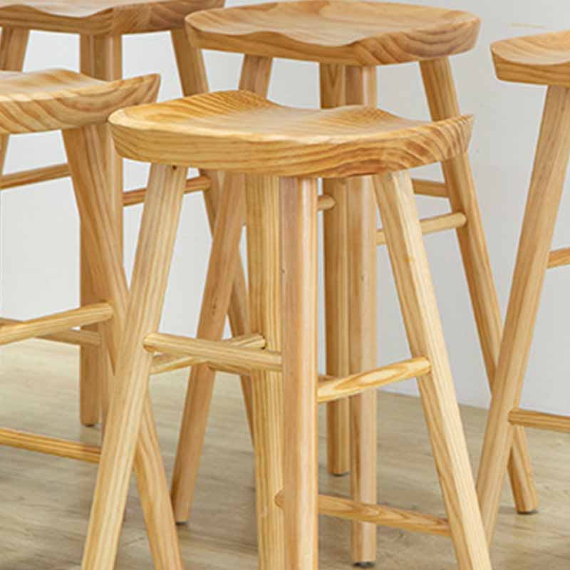 Mesa moderna con altura de barra, mesa de pub tipo bistró con tapa de madera maciza y cuatro patas