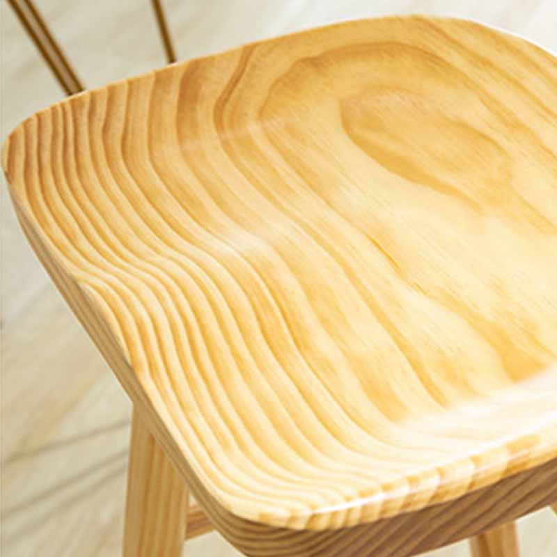 Mesa moderna con altura de barra, mesa de pub tipo bistró con tapa de madera maciza y cuatro patas
