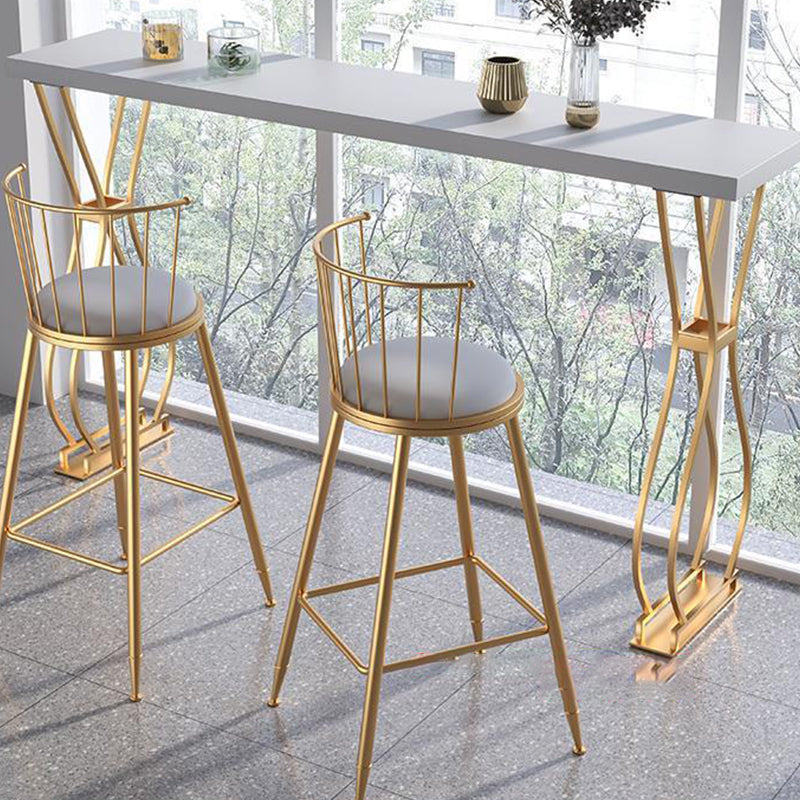 Table rectangulaire-bar-hauteur