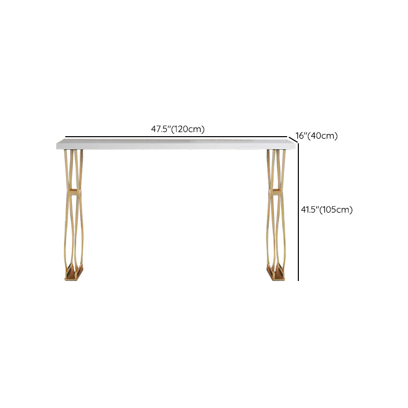 Table rectangulaire-bar-hauteur