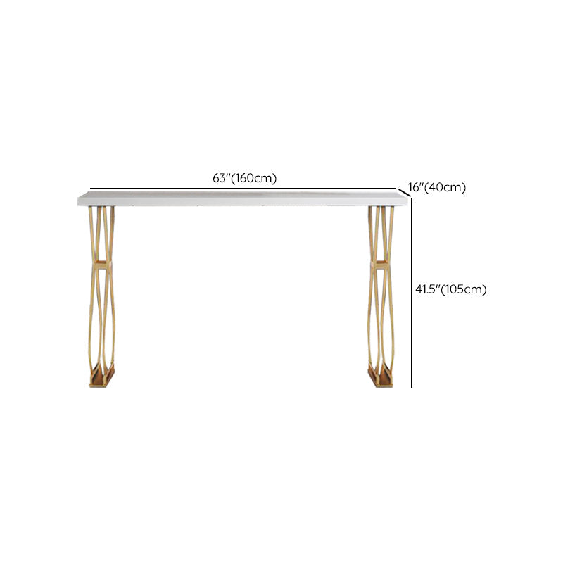 Table rectangulaire-bar-hauteur