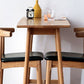 Modern Style Rectangle Bar Table Brown Solid Wood Bar Dining Table with Footrest Clearhalo 'Bar Furniture' 'Bar Tables' 'bar_tables' 'furn' 'furn_bar_tables' 'Furniture' 'Kitchen & Dining Furniture' 6384744