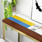 Mesa de bar rectangular estilo Glam, mesa de comedor de barra fija con reposapiés