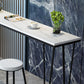 Modern Bar-height Table Stone Top Bistro Pub Table with Four Legs Clearhalo 'Bar Furniture' 'Bar Tables' 'bar_tables' 'furn' 'furn_bar_tables' 'Furniture' 'Kitchen & Dining Furniture' 6384803