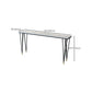 Modern Bar-height Table Stone Top Bistro Pub Table with Four Legs Clearhalo 'Bar Furniture' 'Bar Tables' 'bar_tables' 'furn' 'furn_bar_tables' 'Furniture' 'Kitchen & Dining Furniture' 6384807