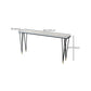 Modern Bar-height Table Stone Top Bistro Pub Table with Four Legs Clearhalo 'Bar Furniture' 'Bar Tables' 'bar_tables' 'furn' 'furn_bar_tables' 'Furniture' 'Kitchen & Dining Furniture' 6384809
