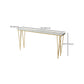 Modern Bar-height Table Stone Top Bistro Pub Table with Four Legs Clearhalo 'Bar Furniture' 'Bar Tables' 'bar_tables' 'furn' 'furn_bar_tables' 'Furniture' 'Kitchen & Dining Furniture' 6384816
