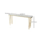 Modern Bar-height Table Stone Top Bistro Pub Table with Four Legs Clearhalo 'Bar Furniture' 'Bar Tables' 'bar_tables' 'furn' 'furn_bar_tables' 'Furniture' 'Kitchen & Dining Furniture' 6384817