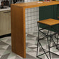 Mesa de comedor de madera maciza de pino, escritorio de Bar Bistro rectangular Industrial, para interior