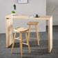 Table de bar en bois moderne, plateau en bois massif, Table de bistro, pour salon