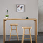 Table de bar en bois moderne, plateau en bois massif, Table de bistro, pour salon