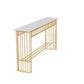 Industrial Rectangle Bistro Bar Desk Faux Marble Bistro Table for Indoor Clearhalo 'Bar Furniture' 'Bar Tables' 'bar_tables' 'furn' 'furn_bar_tables' 'Furniture' 'Kitchen & Dining Furniture' 6385032