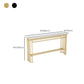 Industrial Rectangle Bistro Bar Desk Faux Marble Bistro Table for Indoor Clearhalo 'Bar Furniture' 'Bar Tables' 'bar_tables' 'furn' 'furn_bar_tables' 'Furniture' 'Kitchen & Dining Furniture' 6385043