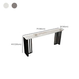 Mesa de altura de la barra industrial Top Bistro Bar Mesa con base negra