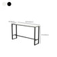 Industrial Style Rectangle Bar Table Faux Marble Bar-Height Bar Dining Table Clearhalo 'Bar Furniture' 'Bar Tables' 'bar_tables' 'furn' 'furn_bar_tables' 'Furniture' 'Kitchen & Dining Furniture' 6385093