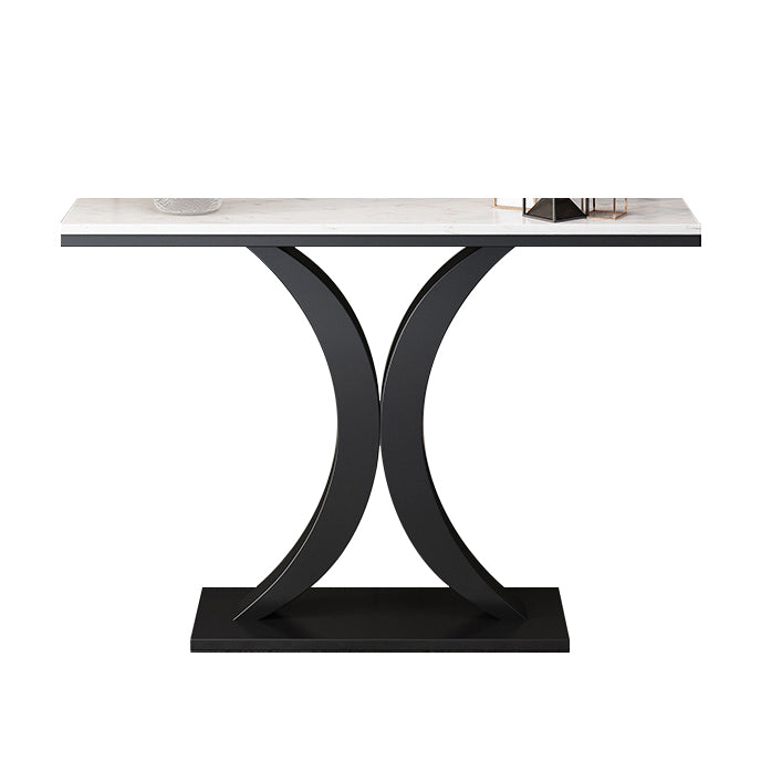 31.5" Tall Console Table 1-shelf Stain Resistant Accent Table for Hall Clearhalo 'Console Tables' 'console_tables' 'Entry & Mudroom Furniture' 'furn' 'furn_console_tables' 'Furniture' 6385172