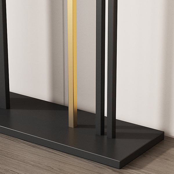 Console rettangolare moderna Tabella 31,5 "Tavolo di accento in pietra alta per Hall