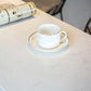 Industrial Bar Height Table White Faux Marble Top Bistro Pub Table for Patio Use Clearhalo 'Bar Furniture' 'Bar Tables' 'bar_tables' 'furn' 'furn_bar_tables' 'Furniture' 'Kitchen & Dining Furniture' 6385458
